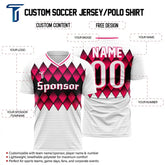 Custom Diamond Gradient Team Soccer Jersey